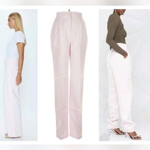 Counterparts Light Pink Wide-Leg Trousers